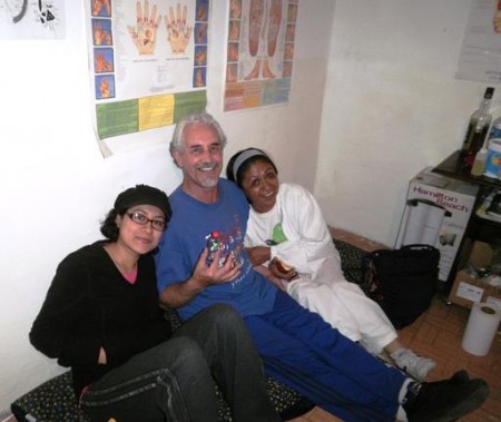 Evelyng Maldonado, Rafael Mendez y Ma. Elena Pérez